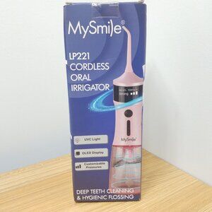 MySmile LP221 Cordless Oral Irrigator Flossing Sterilizable UVC Light‎ Pink